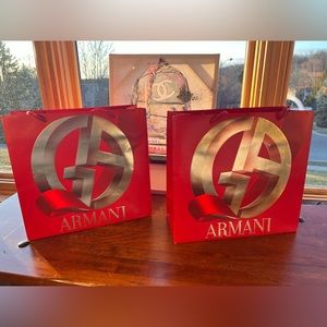Armani shopping bags